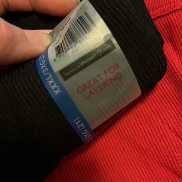 Three brand new XXX rotten cami under shirt tanks. Spaghetti strap red & black - Picture 4 of 4